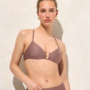 NWT J Crew Mira bikini top and Sunny bikini bottom size medium classic sculpt